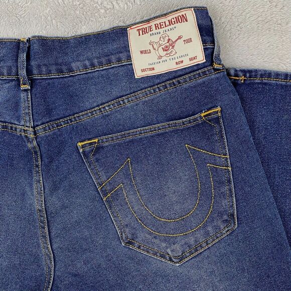 NWT TRUE RELIGION GENO Mens Jeans Relaxed‎ Slim Size W36 L 32 - Picture 6 of 16